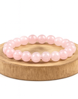 Chlorophilla elastic rose quartz bracelet - love and relationships