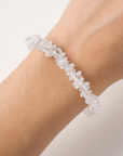 BRACCIALE SCAGLIE IN CRISTALLO DI ROCCA - Chiarezza mentale ed equilibrio