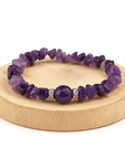 BRACCIALE SCAGLIE IN AMETISTA - Calma e rilassamento