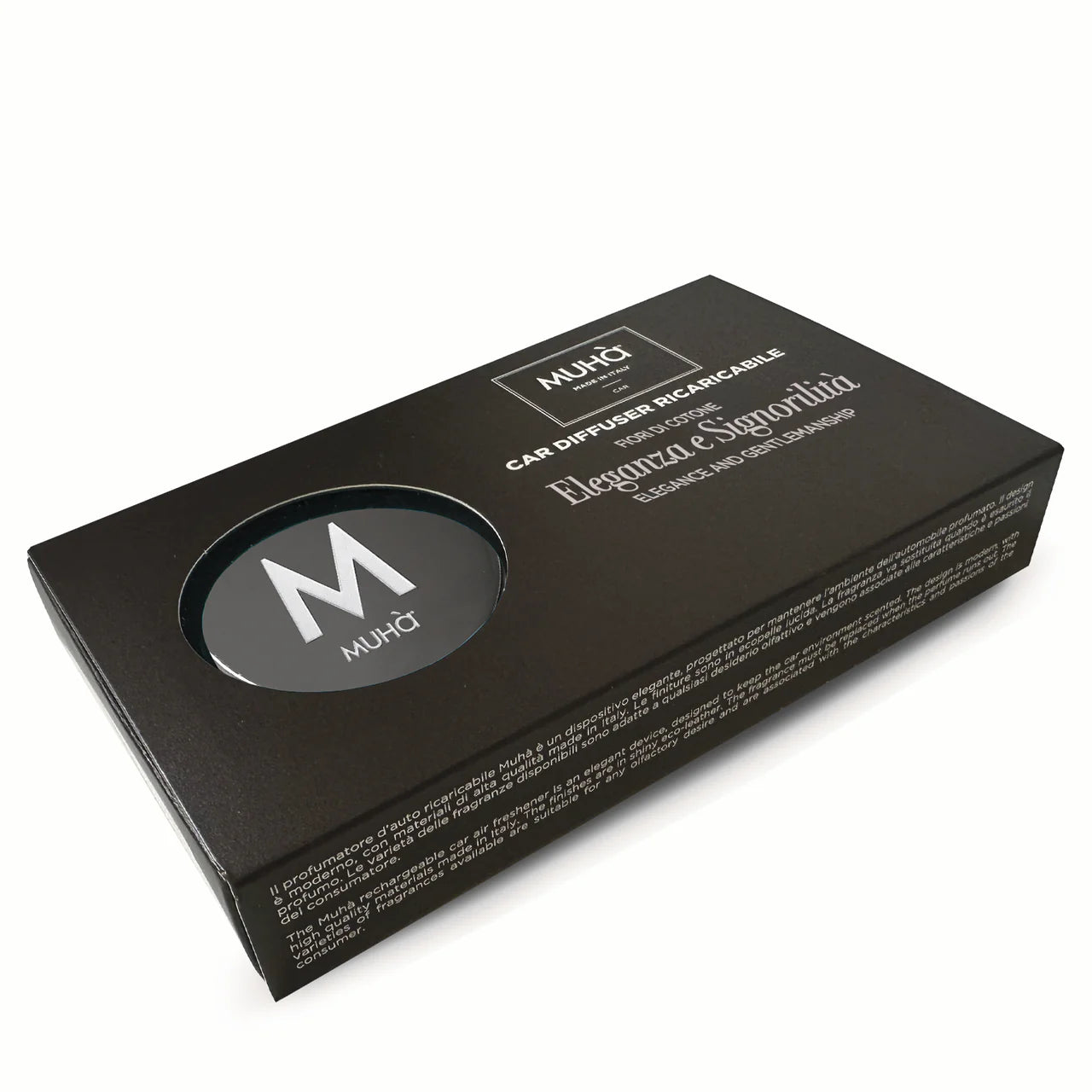 Muhà car discharge rechargeable cotton flowers - car perfumer elegance and lordship