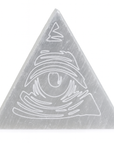 PIRAMIDE IN SELENITE TERZO OCCHIO - Consapevolezza e intuizione