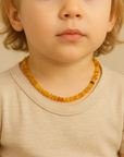 COLLANA SCAGLIE IN AMBRA - Talismano di protezione - Adulto e bambino