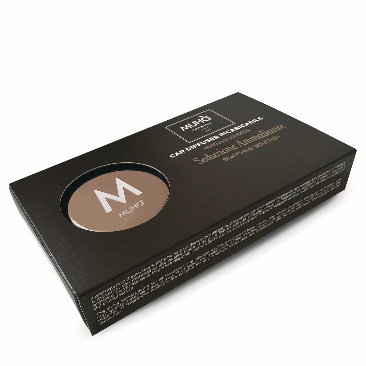 Muhà Car Diffuser Rechargeable Vanilla and Licorice - Auto Car Sewing Perfumer