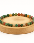 BRACCIALE IN AGATA INDIANA - Equilibrio ed evoluzione interiore