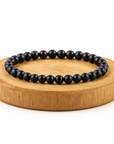Elastic Black Trying Bracelet - Negative Energy Protection 6mm