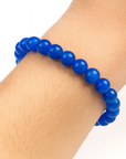 BRACCIALE IN AGATA BLU - Calma e comunicazione