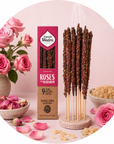 Sagrada Mother Roses & Olibanum Botanical Incense in sticks - pink and oliban