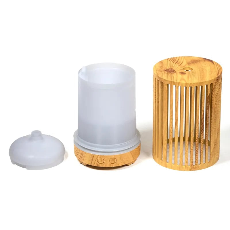 Diffusore aromi ultrasuoni ZenZen naturale - Luce LED integrata 7 colori
