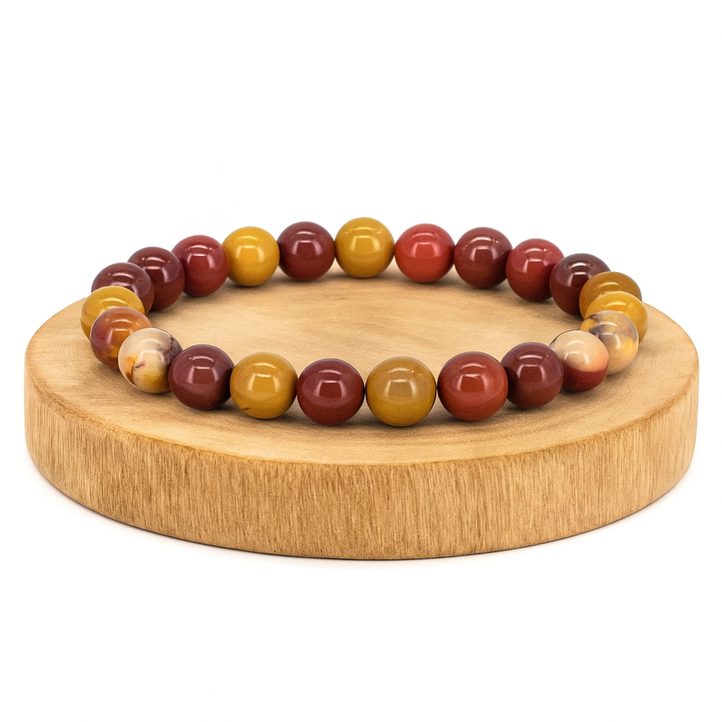 BRACCIALE IN MOKAITE - Energia e vitalità