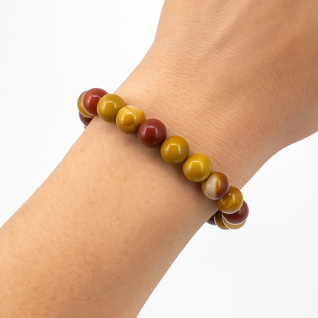 BRACCIALE IN MOKAITE - Energia e vitalità