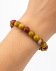 Elastic Mokaite bracelet - trust and roots
