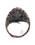 ANELLO IN OSSIDIANA NERA - Scudo energetico