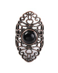 ANELLO IN OSSIDIANA NERA - Scudo energetico