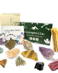 Kit "Find your stone" - Complete set for Kinesiological Test Crystal therapy | Gift package, holy pole, stickers and guide