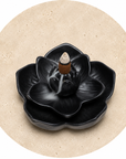 Burning in Cascata Flower of Loto for incense in Coni - Board in Fontana