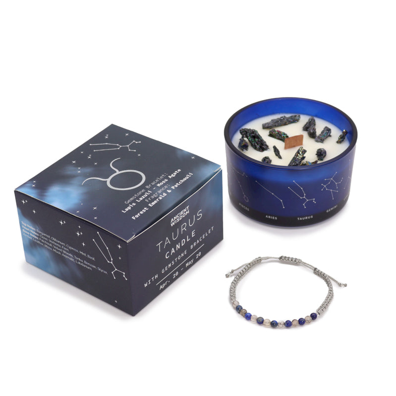 CANDELA ZODIACO CON BRACCIALE - Toro