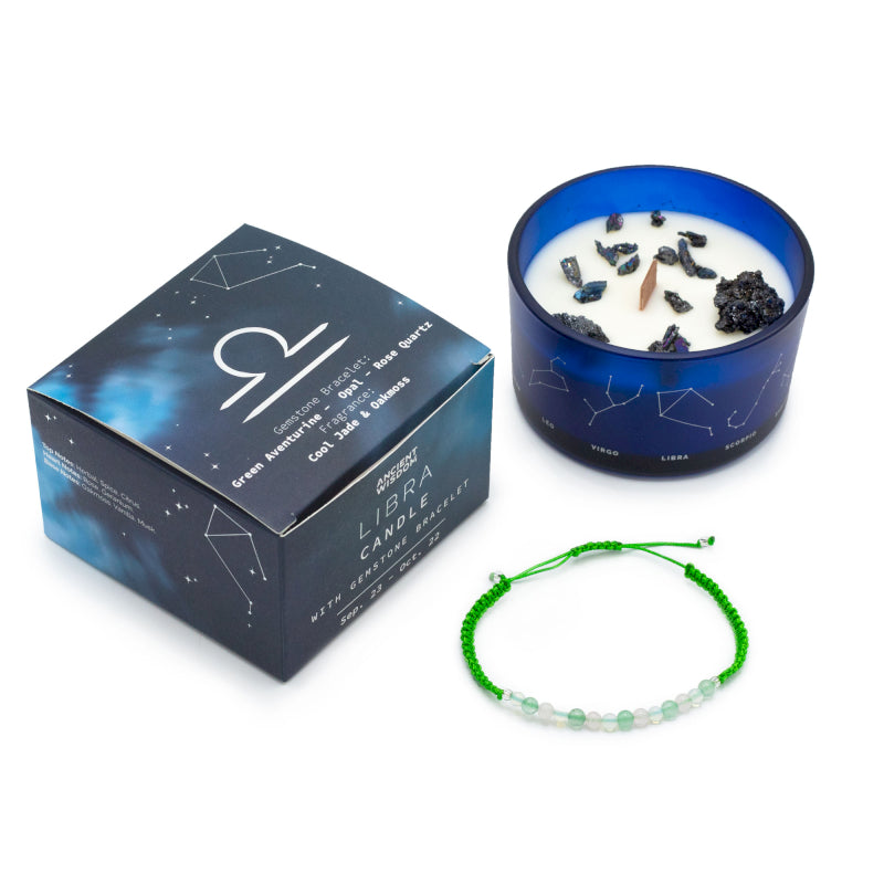 CANDELA ZODIACO CON BRACCIALE - Bilancia