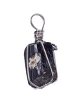 Necklace with rough black tourist pendant - protection from negative energies