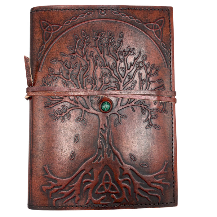 DIARIO IN PELLE VINTAGE - Albero della vita