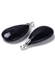 Black obsidian tear pendant - Personal growth