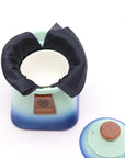SET TEIERA E TAZZE - Tempio blu cielo