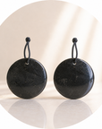 CIONDOLO CERCHIO IN SHUNGITE - Protezione, radicamento e purificazione