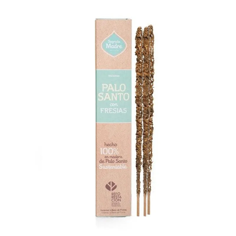 Sagrada Madre incenso in bastoncini linea Palo Santo - Palo Santo e Fresia