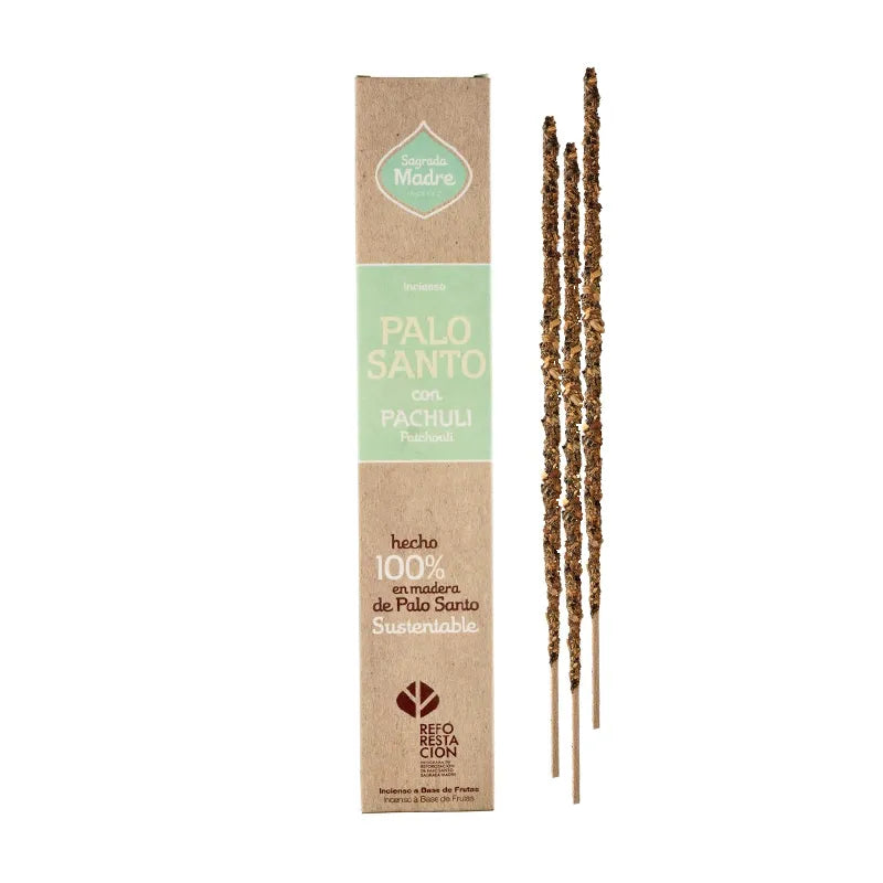 Sagrada Madre incenso in bastoncini linea Palo Santo - Palo Santo e Patchouli