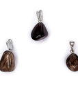 Fumè quartz pendant - Balance, roots and protection