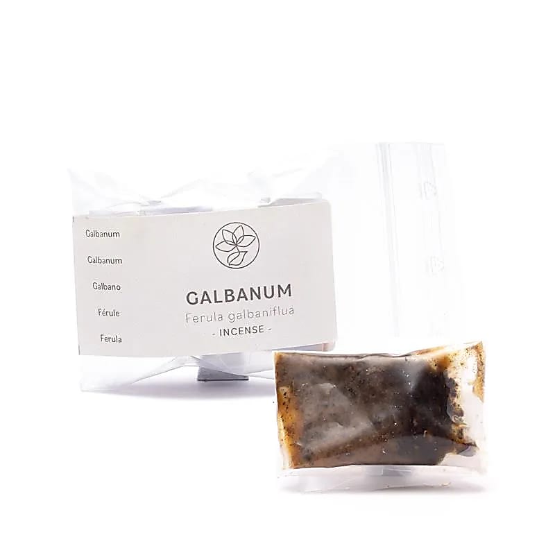 Galbano resin incentive (Galbanum) 100% natural - calming, protective and liberating - 15g bag