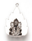 CIONDOLO TIBETANO GANESH ARGENTO ANTICO - Saggezza e prosperità