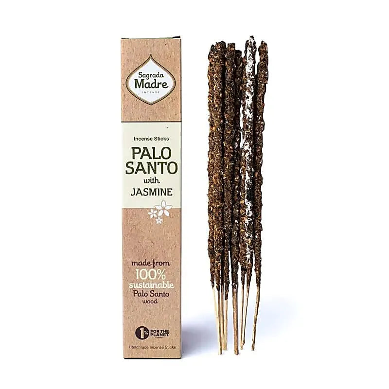 Sagrada Madre Incenso in bastoncini linea Palo Santo - Palo Santo e Gelsomino