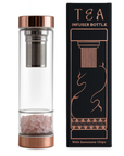 BORRACCIA INFUSIONE CON PIETRE - Quarzo rosa