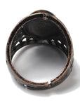Ring with tiger eye - adjustable