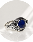 ANELLO VINTAGE IN LAPISLAZZULI - Saggezza, comunicazione e intuizione