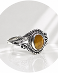 ANELLO VINTAGE IN OCCHIO DI TIGRE - Forza e coraggio