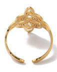 ANELLO NODO DELLA STREGA ORO - Protezione, forza interiore e connessione spirituale | Scopri su Clorophilla Shop