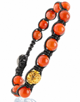 SAMSARA BRACCIALE TIBETANO IN CORNIOLA - Energia, vitalità e motivazione