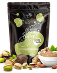 NUSTINO BURRO D'ARACHIDI - Pistacchio e cioccolato