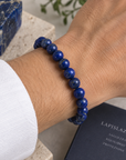 BRACCIALE IN LAPISLAZZULI - Saggezza, comunicazione e intuizione