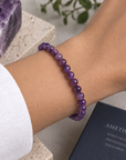 BRACCIALE IN AMETISTA - Calma e rilassamento