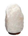 Lampada di Sale Dell'Himalaya Grezza Naturale Bianca - 1-2kg