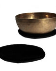 Cuscino per Campana Tibetana piatto nero - 15cm - clorophilla-shop