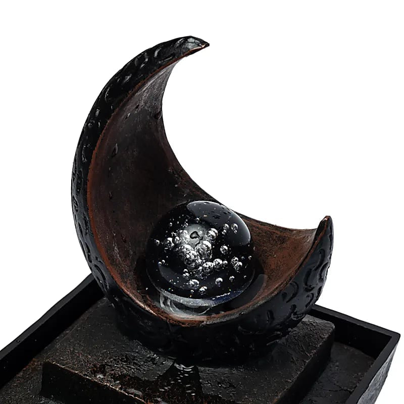 Zen water fountain with Luna - Integrated LED light