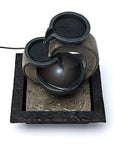 Water Fountain Heart Zen measures L - Integrated LED light