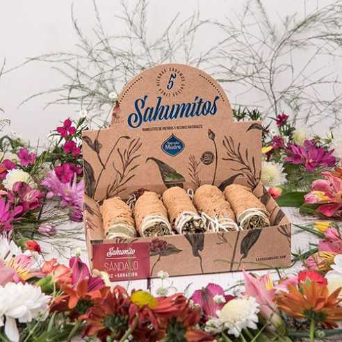 Sagrada Madre Smudge di erbe artigianali - Salvia e Sandalo