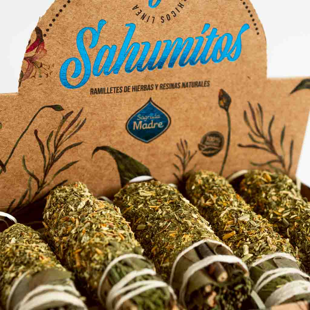 Sagrada Madre Smudge di erbe artigianali - Salvia e Ruda