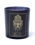 Good Fortune Candela con pietre di Diaspro Rosso - Patchouli e Arancia - clorophilla-shop