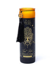 Good Fortune Candela in vetro con Nappa - Patchouli e Arancia - clorophilla-shop
