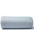 Yogi & Yogini Telo Yoga con punti in PVC antiscivolo e antibatterico - Super assorbente ad asciugatura rapida - Grigio chiaro